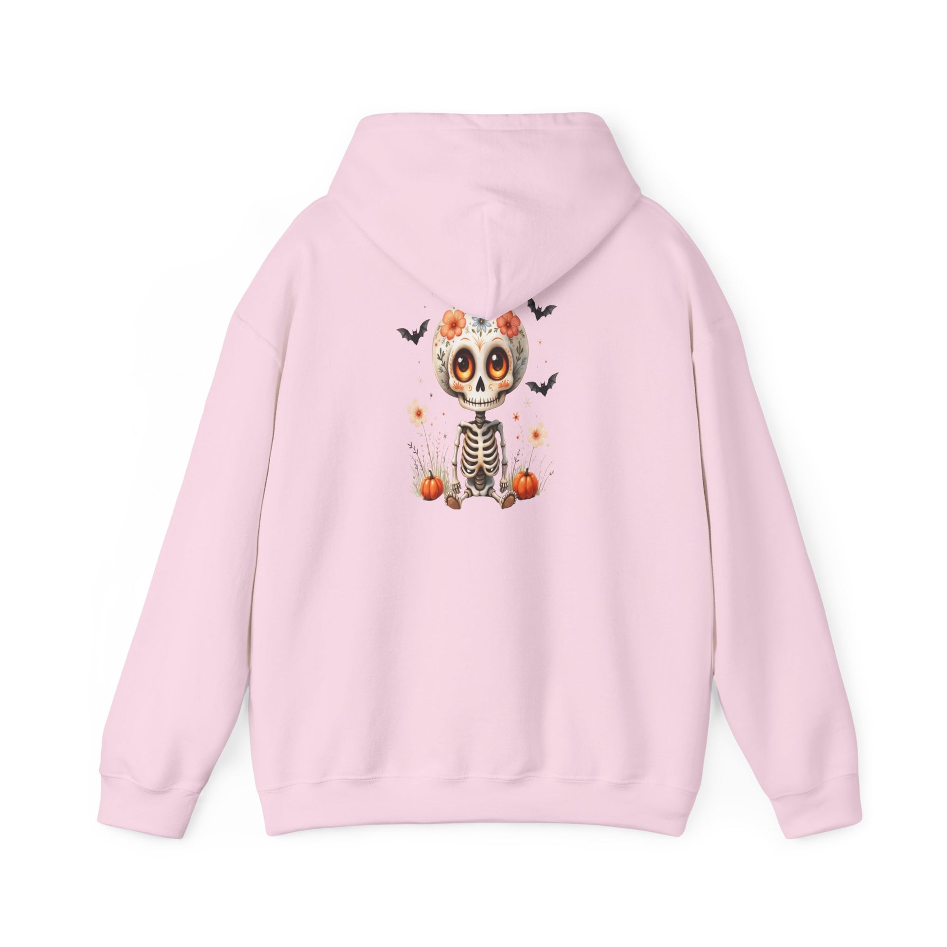 Day of the Dead Skeleton Hoodie, Cozy Halloween Sweatshirt for Fall, Unisex Pumpkin Sweatshirt, Casual Seasonal Gift, Festive Skull Apparel